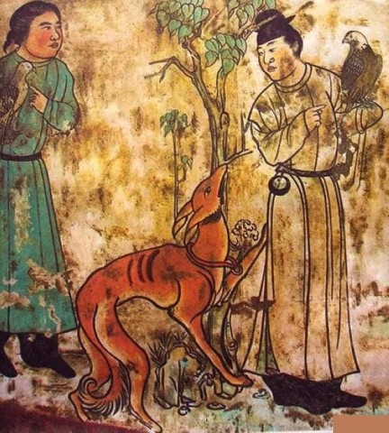 Ancient Mongolian hunter